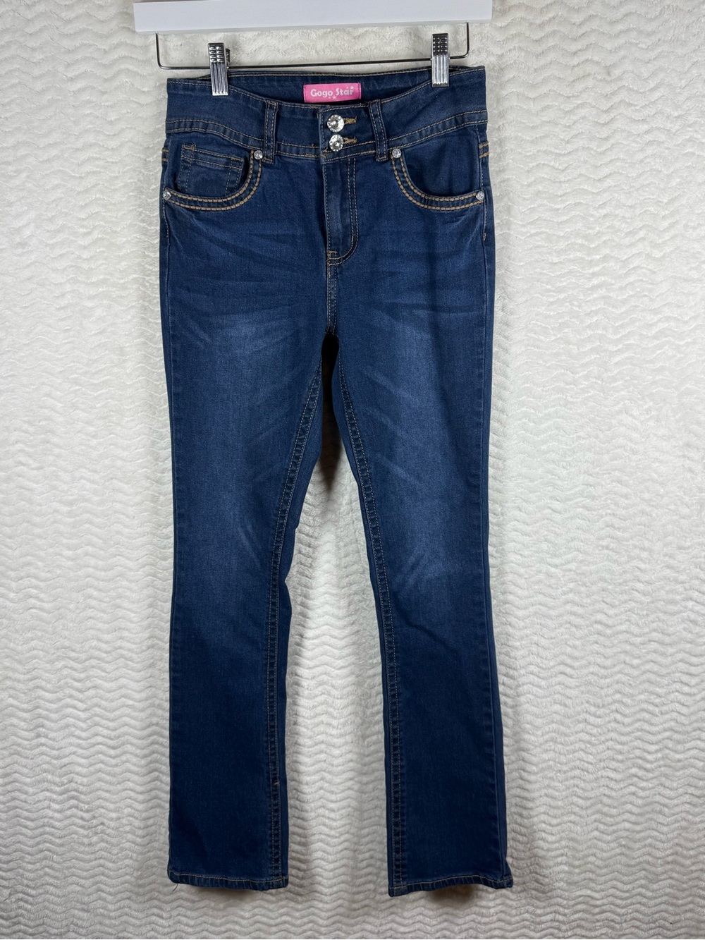 Gogo Star blue denim skinny jeans. Junior 16/Women XS/s